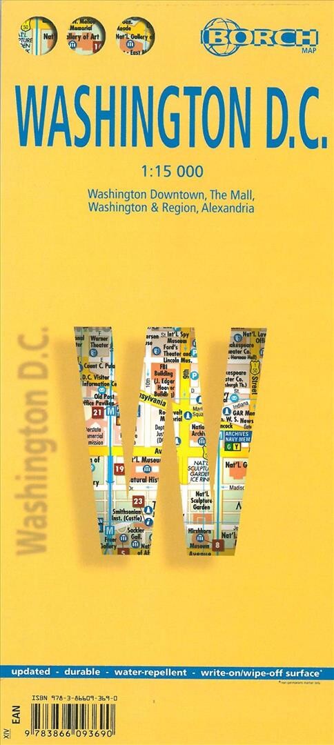 Washington D.c - Borch Maps - English book