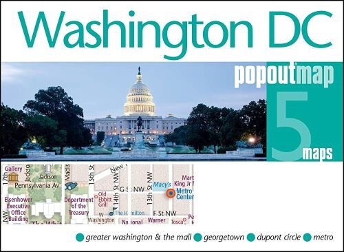 Washington Dc Popout Map - Popout Map - English Book