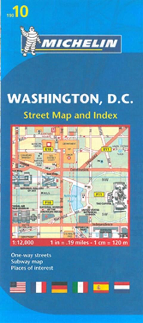 Michelin Kort - Washington Dc - English book