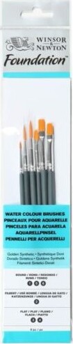 Winsor & Newton - Foundation Brushes - Water Colour - 6 Stk - Malerpensler