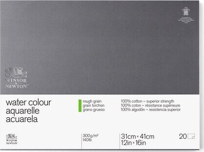 Winsor & Newton - Akvarelblok - 31x41 Cm - Rough Grain - 20 Ark