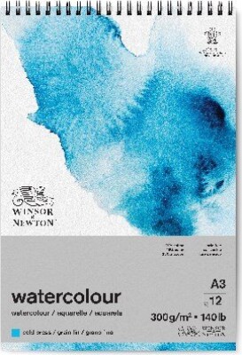 Winsor & Newton - Akvarelblok - A3 - Cold Press - 12 Ark