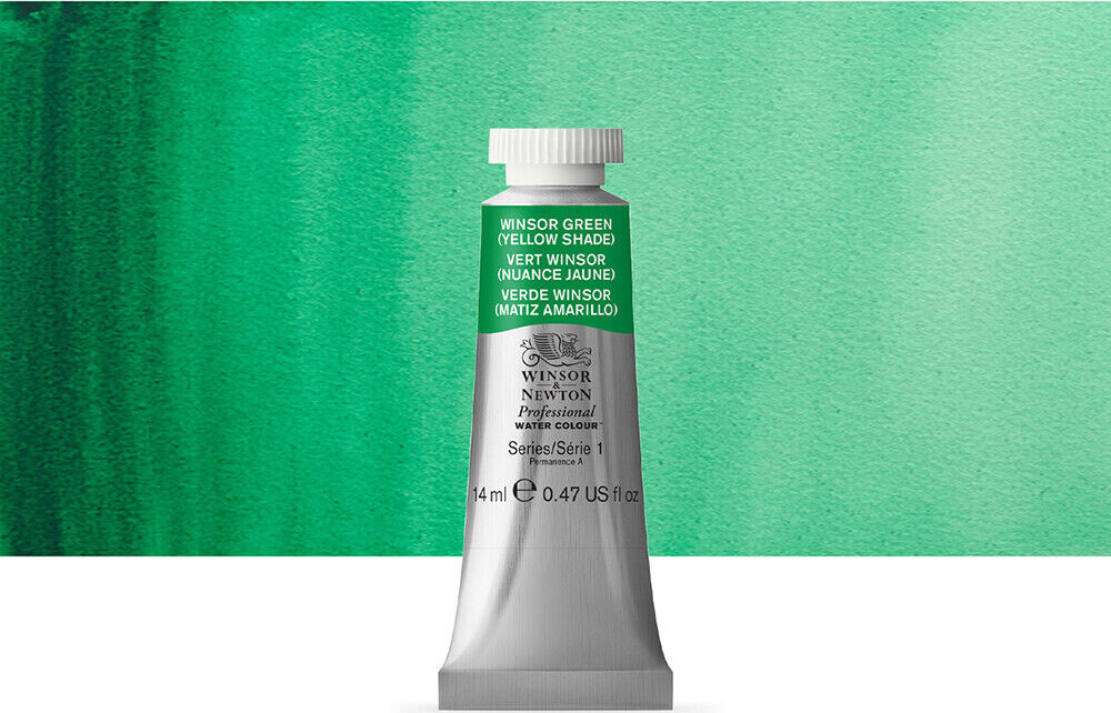 Winsor & Newton - Akvarelfarve - Winsor Green Yellow Shade 14 Ml