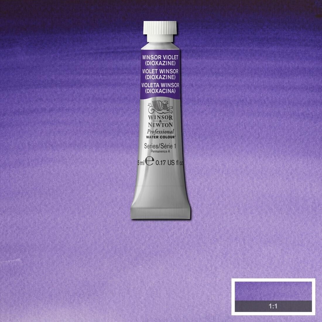 Winsor & Newton - Akvarelfarve - Winsor Violet Dioxazine 5 Ml