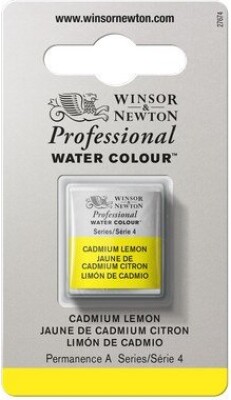 Winsor & Newton - Akvarelfarve 1/2 Pan - Cadmium Lemon