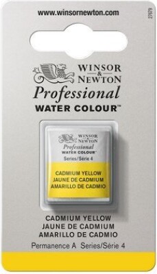 Winsor & Newton - Akvarelfarve 1/2 Pan - Cadmium Yellow