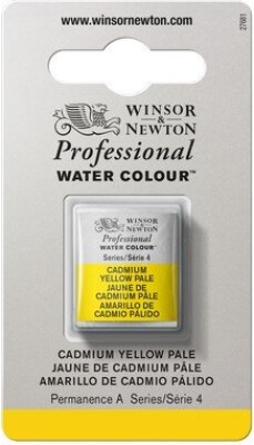 Winsor & Newton - Akvarelfarve 1/2 Pan - Cadmium Yellow Pale