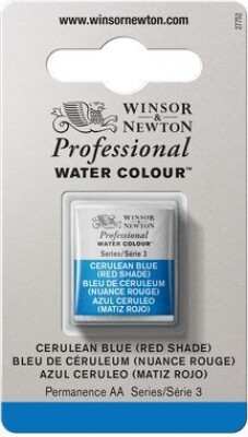 Winsor & Newton - Akvarelfarve 1/2 Blok - Cerulean Blue