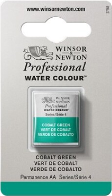 Winsor & Newton - Akvarelfarve 1/2 Blok - Cobalt Green