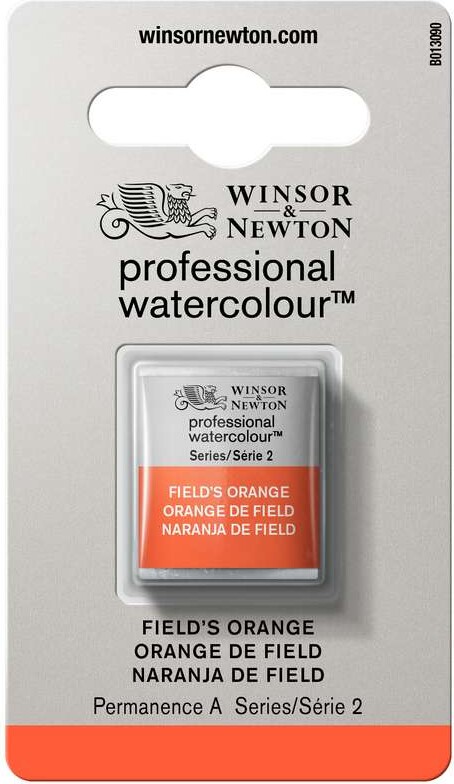 Winsor & Newton - Akvarelfarve 1/2 Pan - Field's Orange