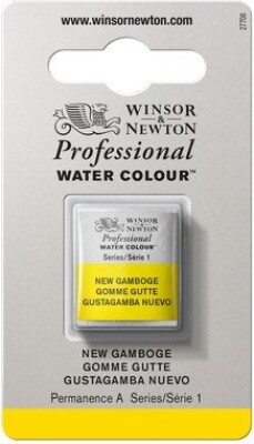 Winsor & Newton - Akvarelfarve 1/2 Pan - New Gamboge