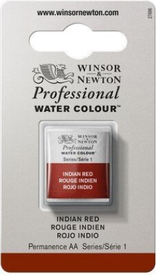 Winsor & Newton - Akvarelfarve 1/2 Pan - Indian Red