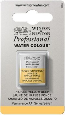 Winsor & Newton - Akvarelfarve 1/2 Pan - Naples Yellow Deep