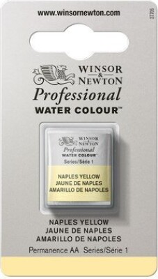 Winsor & Newton - Akvarelfarve 1/2 Pan - Naples Yellow