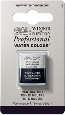 Winsor & Newton - Akvarelfarve 1/2 Pan - Neutral Tint