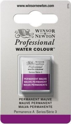 Winsor & Newton - Akvarelfarve 1/2 Pan - Permanent Mauve