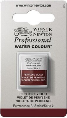 Winsor & Newton - Akvarelfarve 1/2 Blok - Perylene Violet