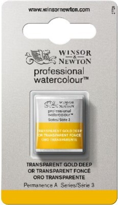 Winsor & Newton - Akvarelfarve 1/2 Pan - Quinacridone Gold