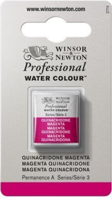 Winsor & Newton - Akvarelfarve 1/2 Pan - Quinacridone Magenta