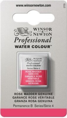 Winsor & Newton - Akvarelfarve 1/2 Pan - Rose Madder Genuine