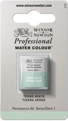 Winsor & Newton - Akvarelfarve 1/2 Pan - Terre Verte