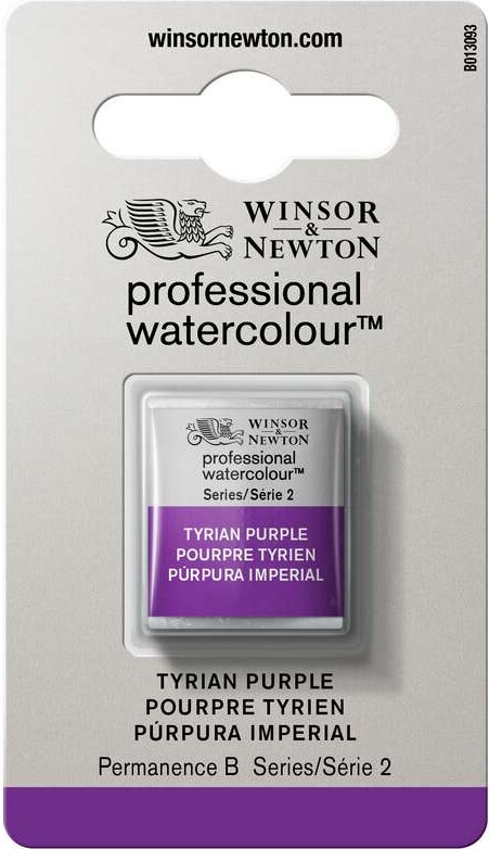 Winsor & Newton - Akvarelfarve 1/2 Pan - Tyrian Purple