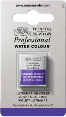 Winsor & Newton - Akvarelfarve 1/2 Blok - Ultramarine Violet