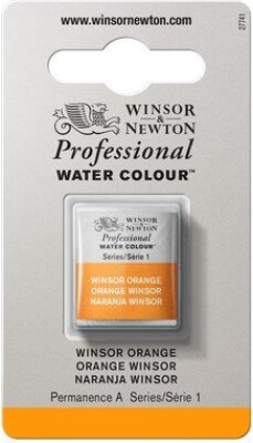 Winsor & Newton - Akvarelfarve 1/2 Pan - Winsor Orange