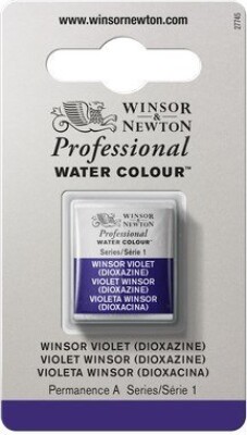 Winsor & Newton - Akvarelfarve 1/2 Pan - Winsor Violet Dioxazine