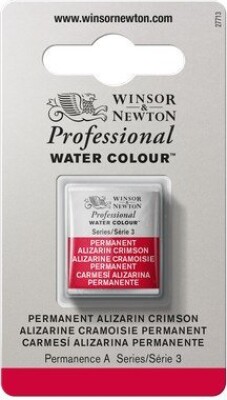 Winsor & Newton - Akvarelfarve 1/2 Pan - Permanent Alizarin Crimson