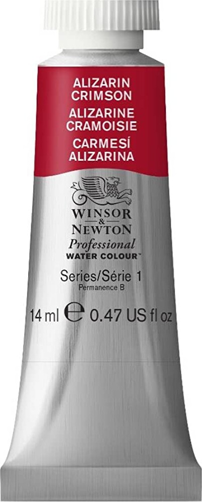 Winsor & Newton - Akvarelfarve - Alizarin Crimson 14 Ml