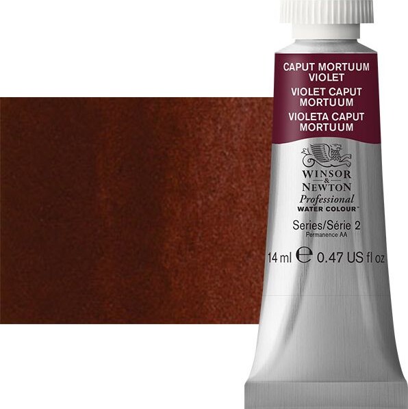 Billede af Winsor & Newton - Akvarelfarve 1/2 Blok - Caput Mortuum Violet