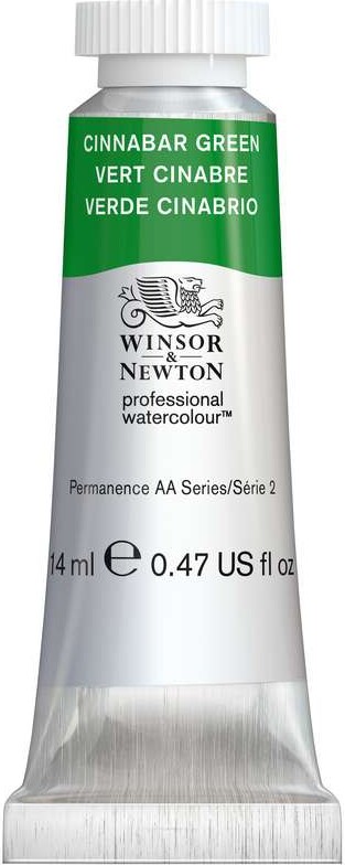 Winsor & Newton - Akvarelfarve - Cinnabar Green - 14 Ml