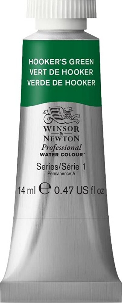 Winsor & Newton - Akvarelfarve - Hookers Green 14 Ml