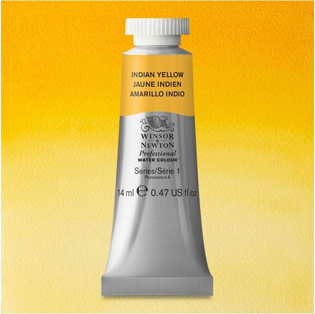 Winsor & Newton - Akvarelfarve - Indian Yellow 14 Ml