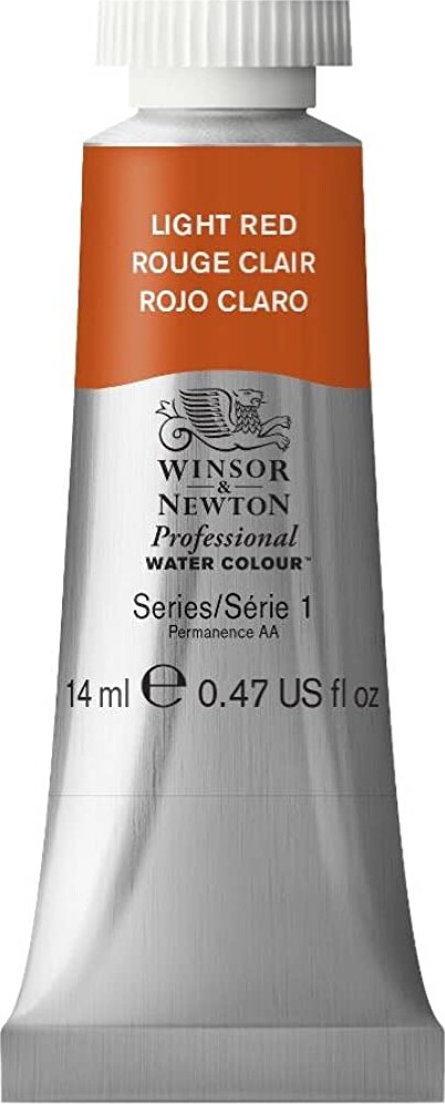 Winsor & Newton - Akvarelfarve - Light Red 14 Ml