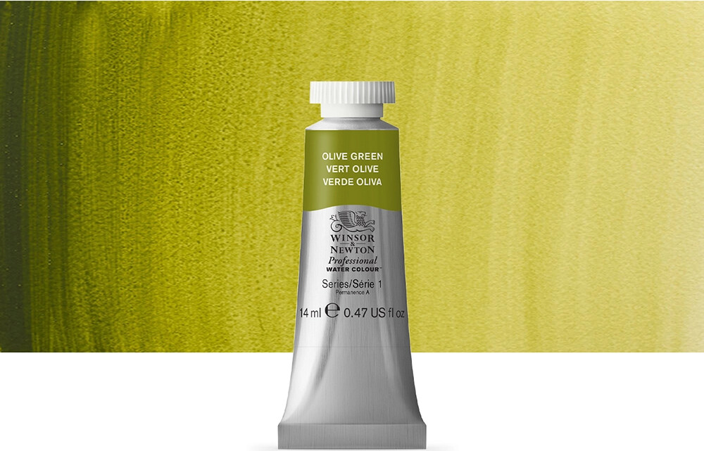 Winsor & Newton - Akvarelfarve - Olive Green 14 Ml