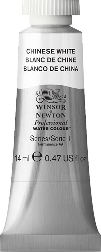 Winsor & Newton - Akvarelfarve - Permanent Chinese White 14 Ml