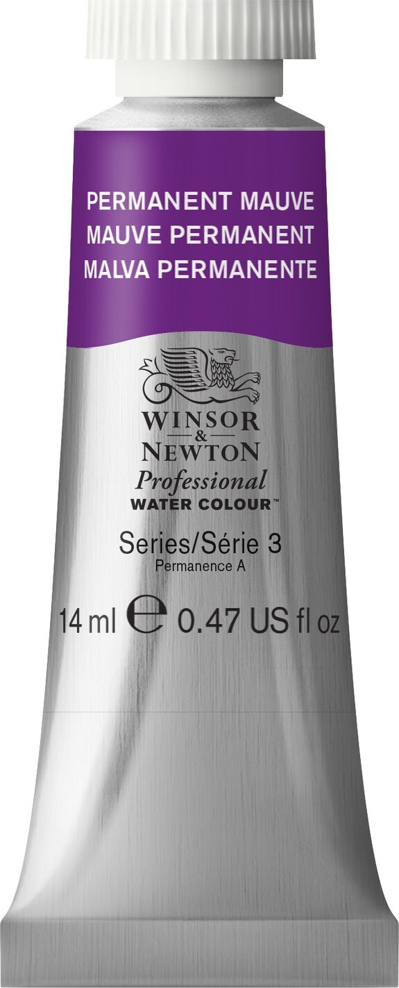 Winsor & Newton - Akvarelfarve - Pemanent Mauve 14 Ml