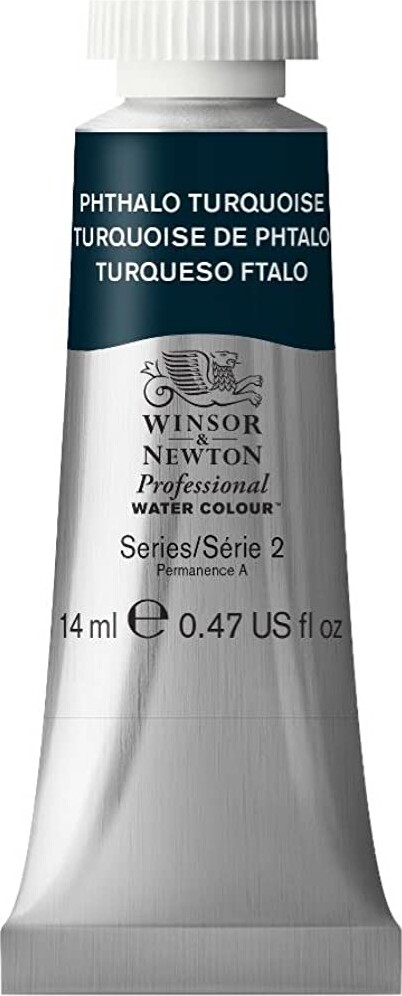 Se Winsor & Newton - Akvarelfarve - Phthalo Turquoise 14 Ml hos Gucca.dk
