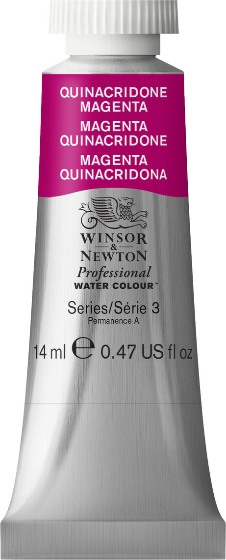 Winsor & Newton - Akvarelfarve - Quinacridone Magenta 14 Ml