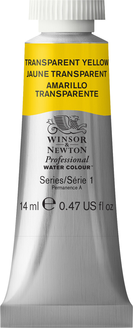 Winsor & Newton - Akvarelfarve - Transparent Yellow 14 Ml