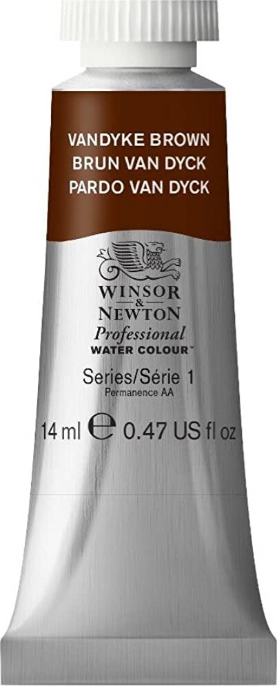 Winsor & Newton - Akvarelfarve - Vandyke Brown 14 Ml