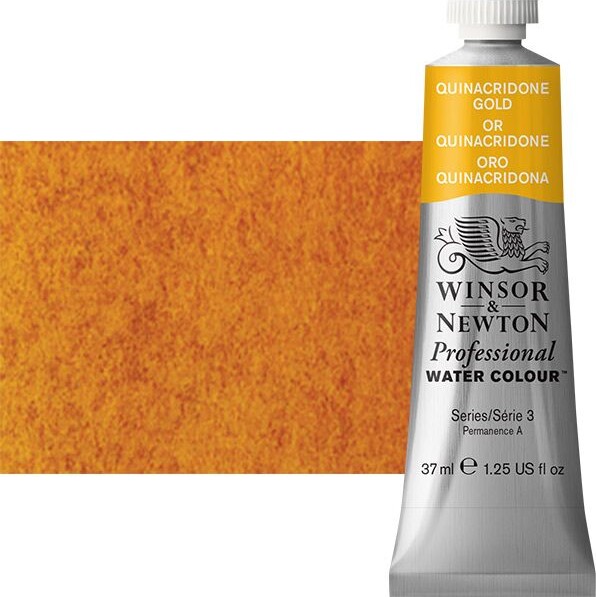 Winsor & Newton - Akvarelfarve - Quinacridone Gold 37 Ml