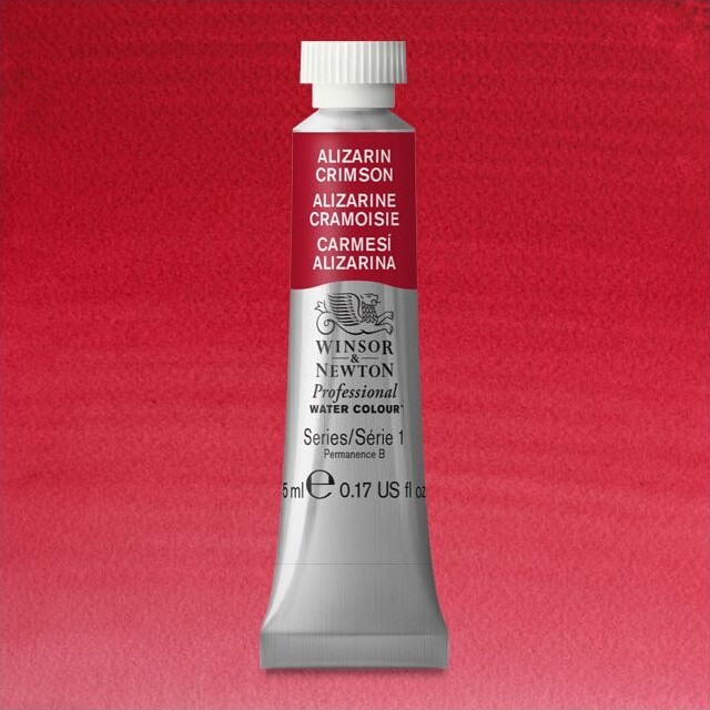 Winsor & Newton - Akvarelfarve - Alizarin Crimson 37 Ml