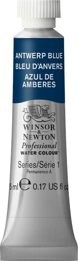 Winsor & Newton - Akvarelfarve - Antwerp Blue 5 Ml