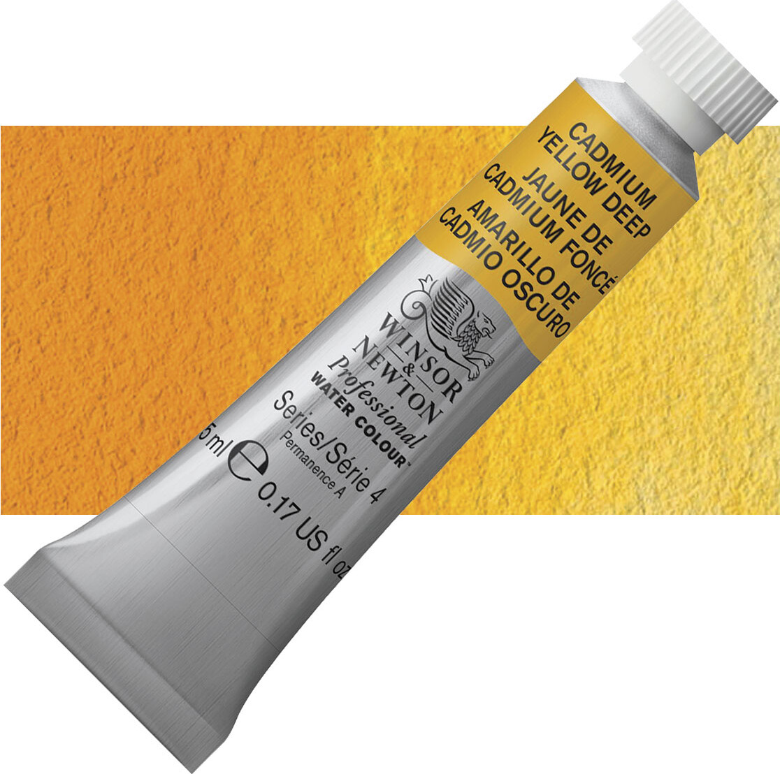 Winsor & Newton - Akvarelfarve - Cadmium Yellow Deep 5 Ml