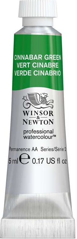 Winsor & Newton - Akvarelfarve - Cinnabar Green - 5 Ml