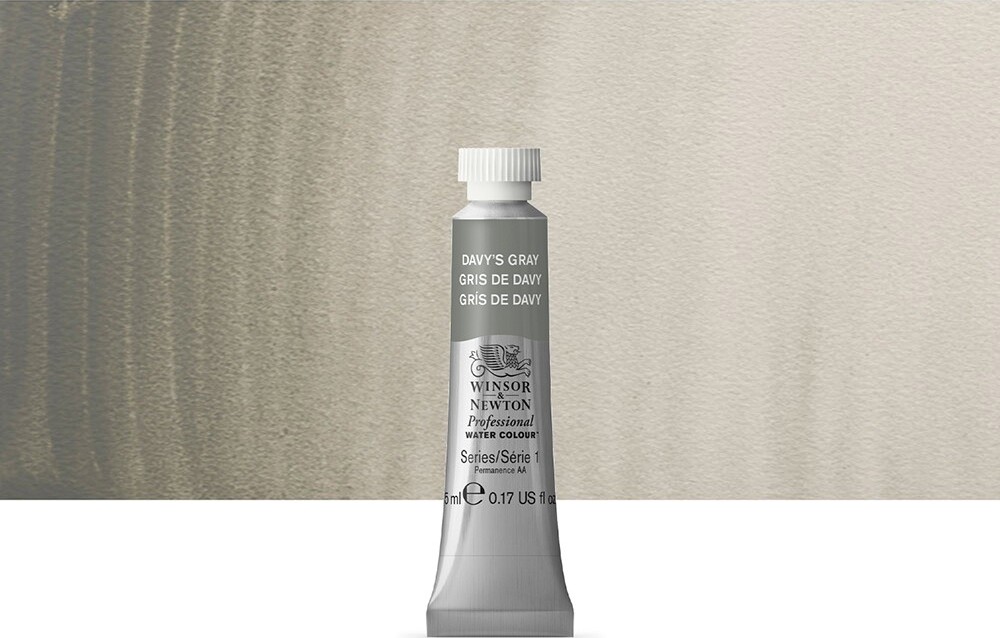 Billede af Winsor & Newton - Akvarelfarve - Davys Grey 5 Ml