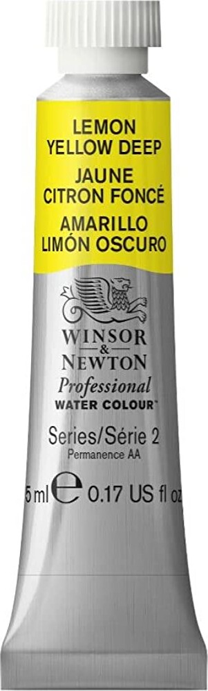 Winsor & Newton - Akvarelfarve - Lemon Yellow Hue 5 Ml